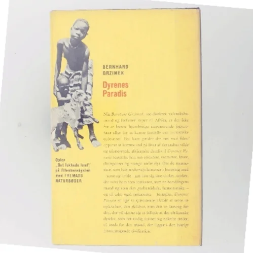 Dyrenes Paradis af Bernhard Grzimek (Bog)