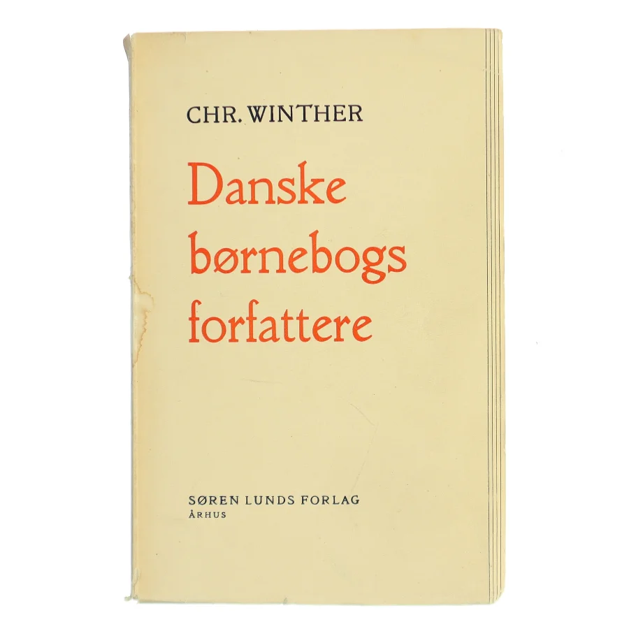 Danske børnebogsforfattere af Chr. Winther (Bog)