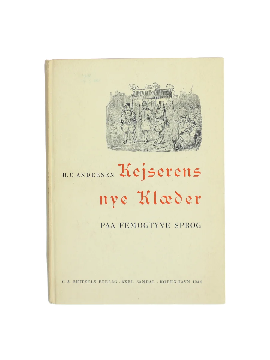 Forsiden af Kejserens nye klæder af H. C. Andersen