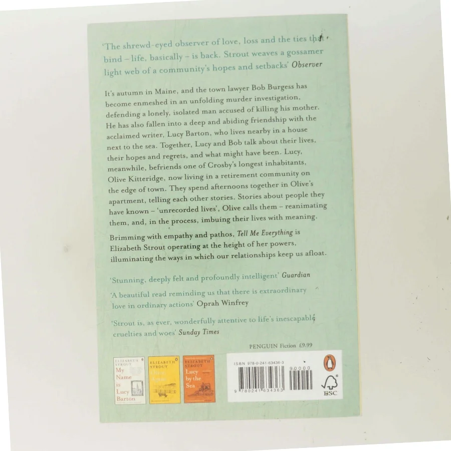 Tell Me Everything af Elizabeth Strout (Bog)