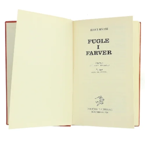 Fugle i farver af Hans Hvass (Bog)