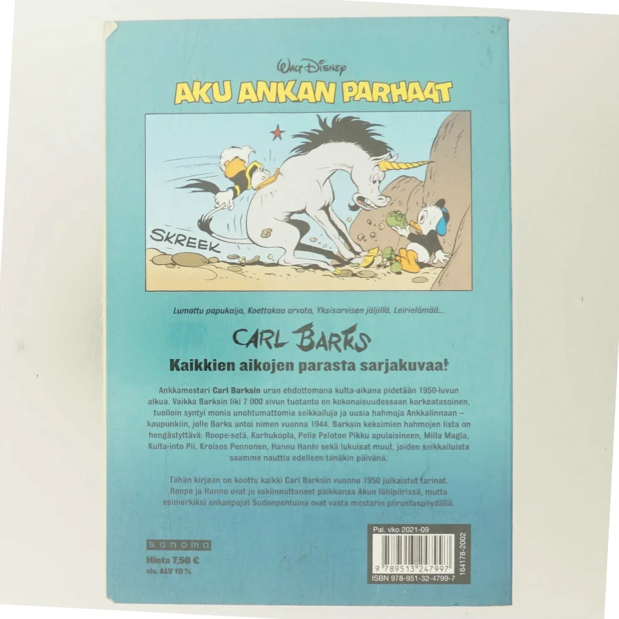 Aku Ankan Parhaat: Lumottu papukaija af Carl Barks (Bog)