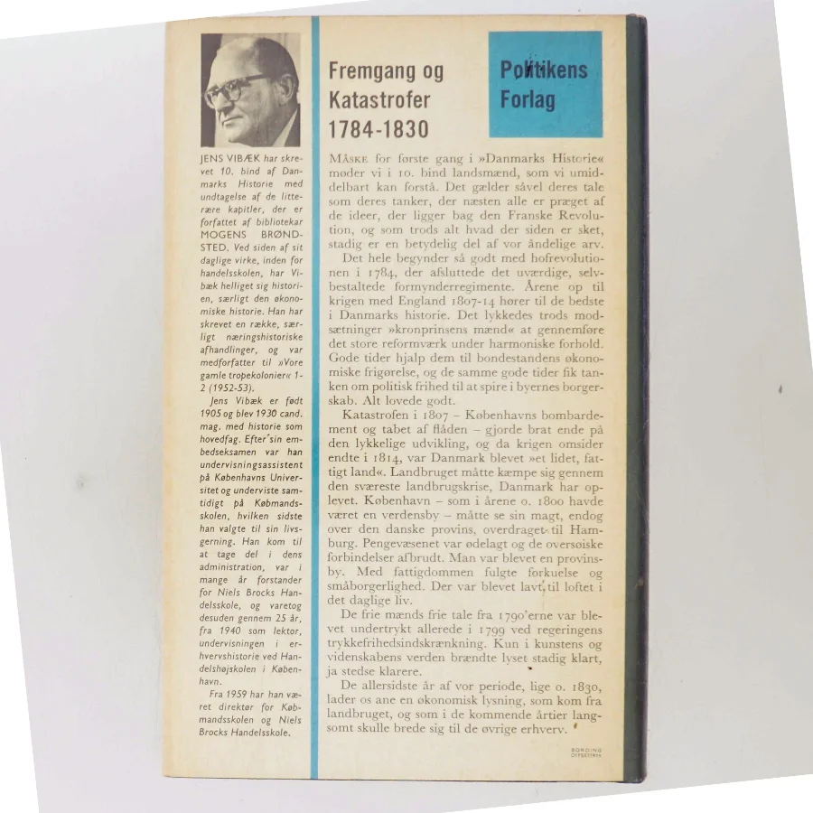 Danmarks historie. Reform og fallit 1784-1830 af Jens Vibæk (Bog)