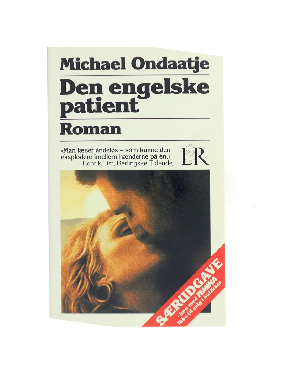 Forsiden af Den engelske patient af Michael Ondaatje