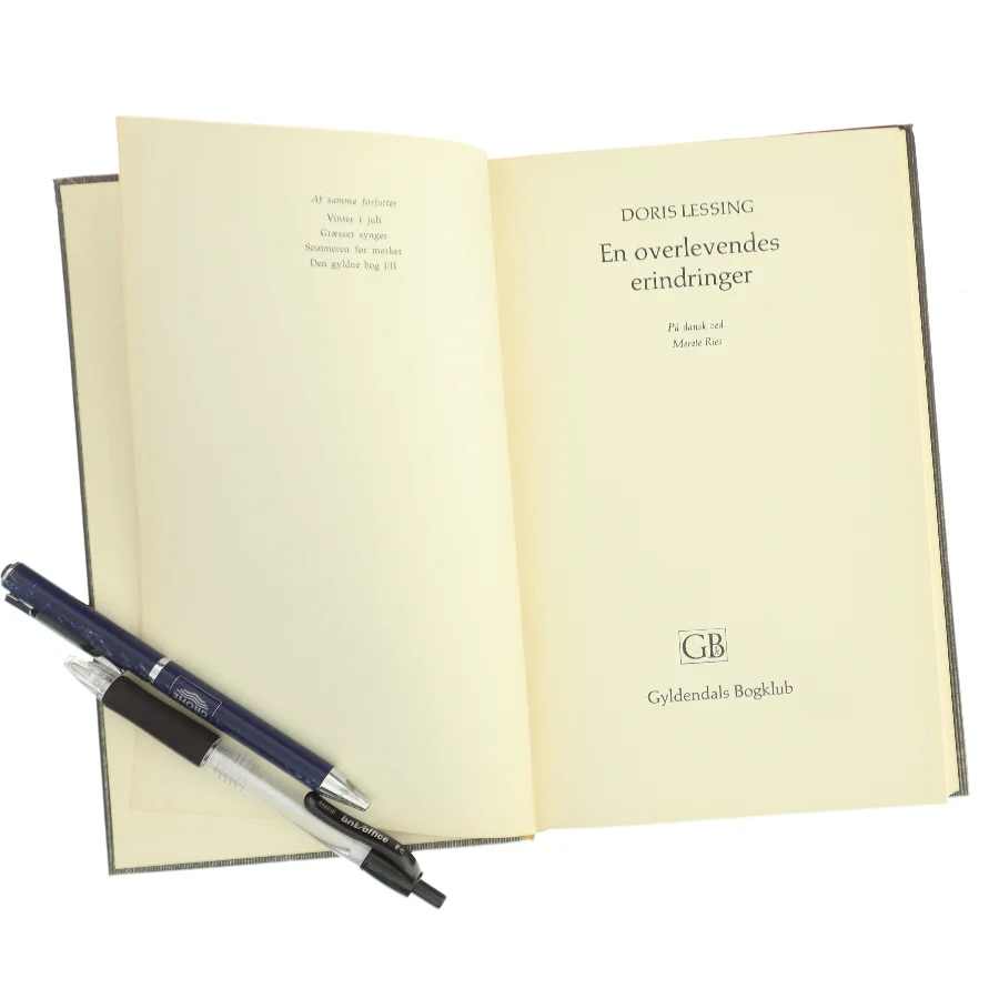 En overlevendes erindringer af Doris Lessing (Bog)