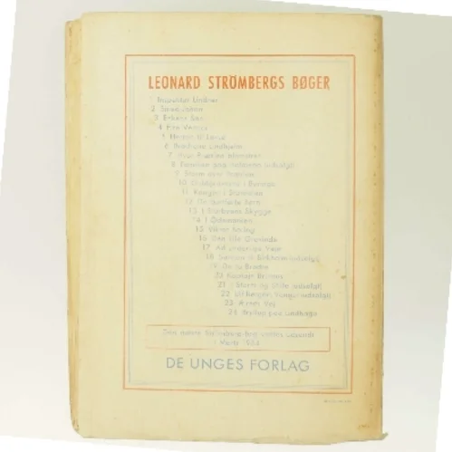Bryllup paa Lindhaga af Leonard Strömberg (Bog)