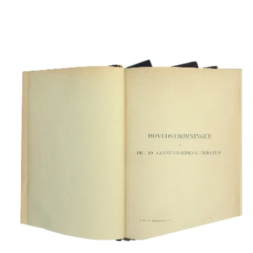 Hovedstrømninger i det 19. Aarhundredes Litteratur af Georg Brandes (Bog)