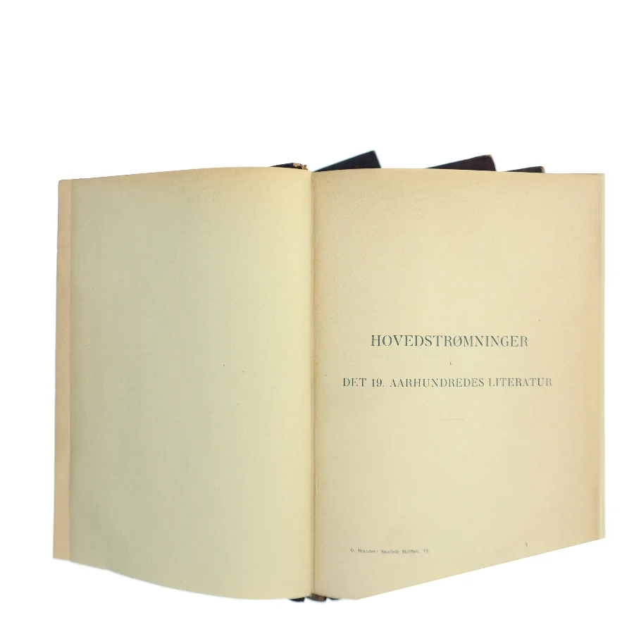 Hovedstrømninger i det 19. Aarhundredes Litteratur af Georg Brandes (Bog)