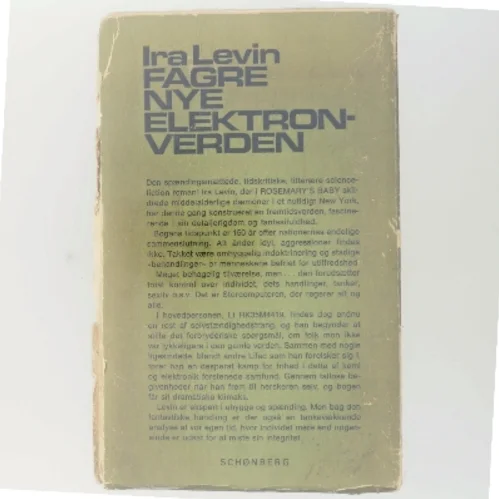 Fagre nye elektronverden af Ira Levin (Bog)