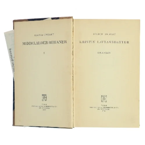 Middelalder-romaner I. Kristin Lavransdatter – Kransen af Sigrid Undset (Bog)