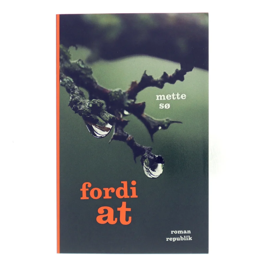 Fordi at af Mette Sø (Bog)
