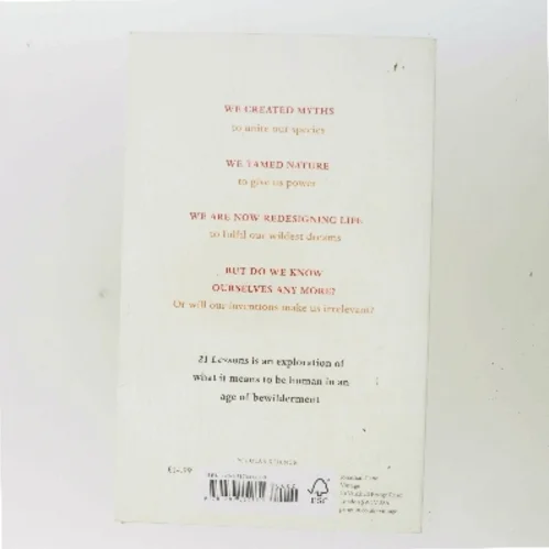 21 lessons for the 21st century af Yuval N. Harari (Bog)