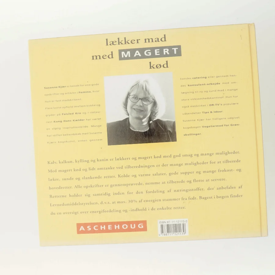 Lækker mad med magert kød af Susanne Kjær (Bog)