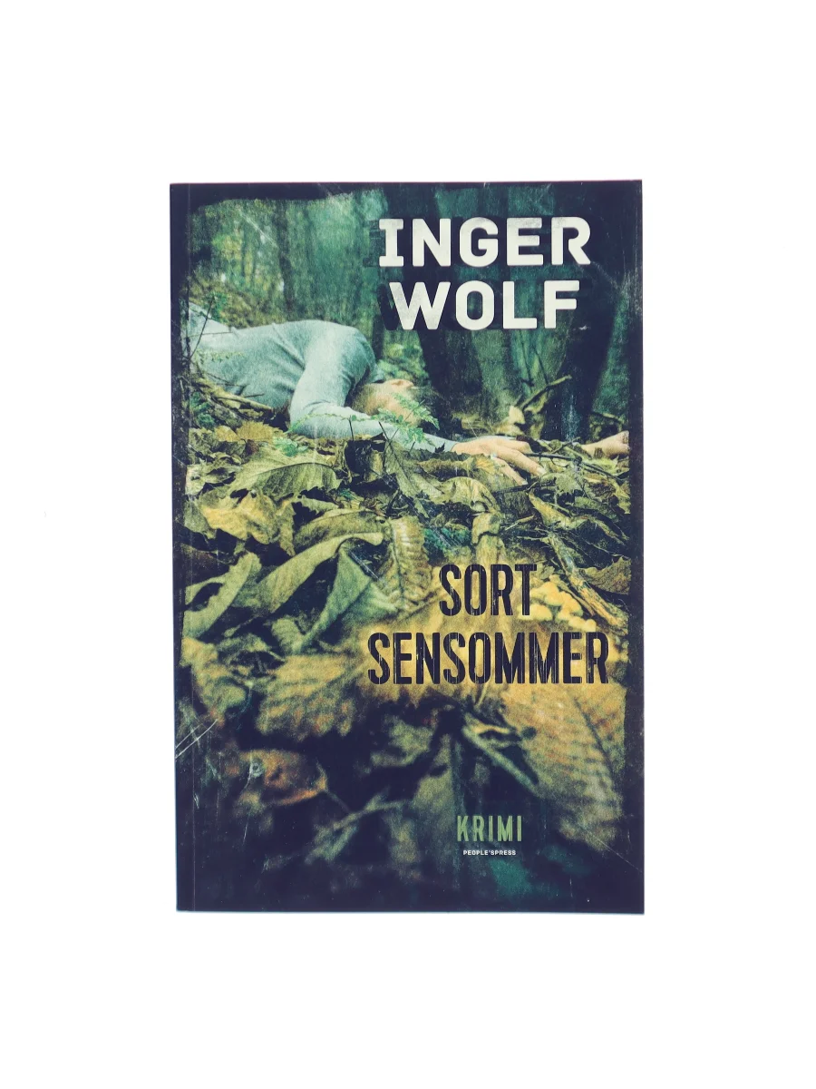 Forsiden af Sort sensommer af Inger Wolf