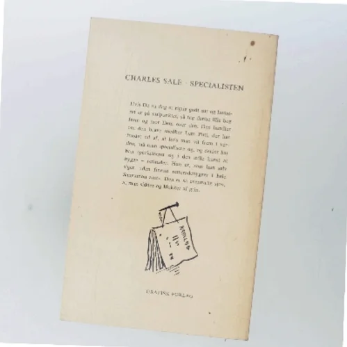 Specialisten af Charles Sale (Bog)