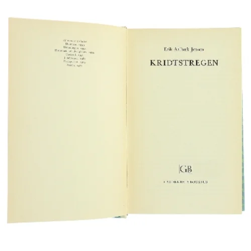 Kridtstregen af Erik Aalbæk Jensen (Bog)