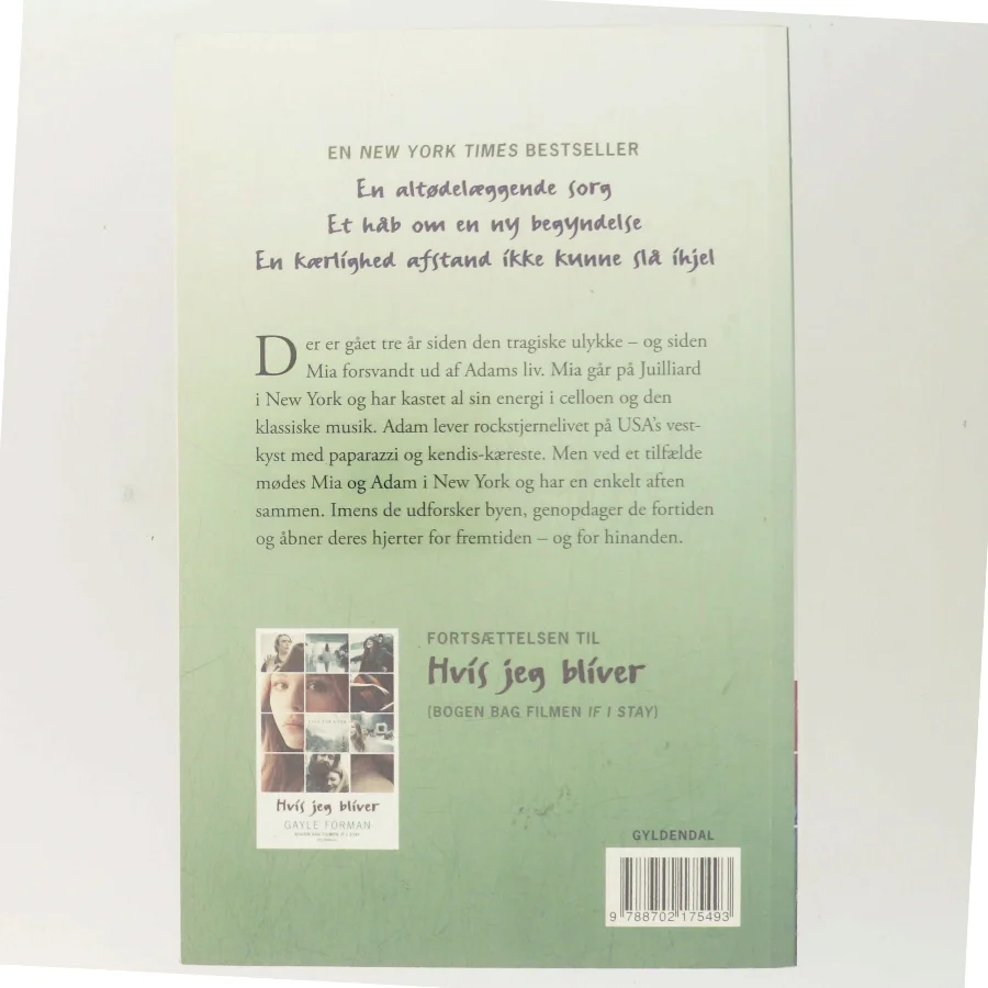 Da hun forsvandt af Gayle Forman (Bog)