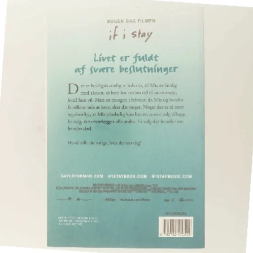 Hvis jeg bliver af Gayle Forman (Bog)