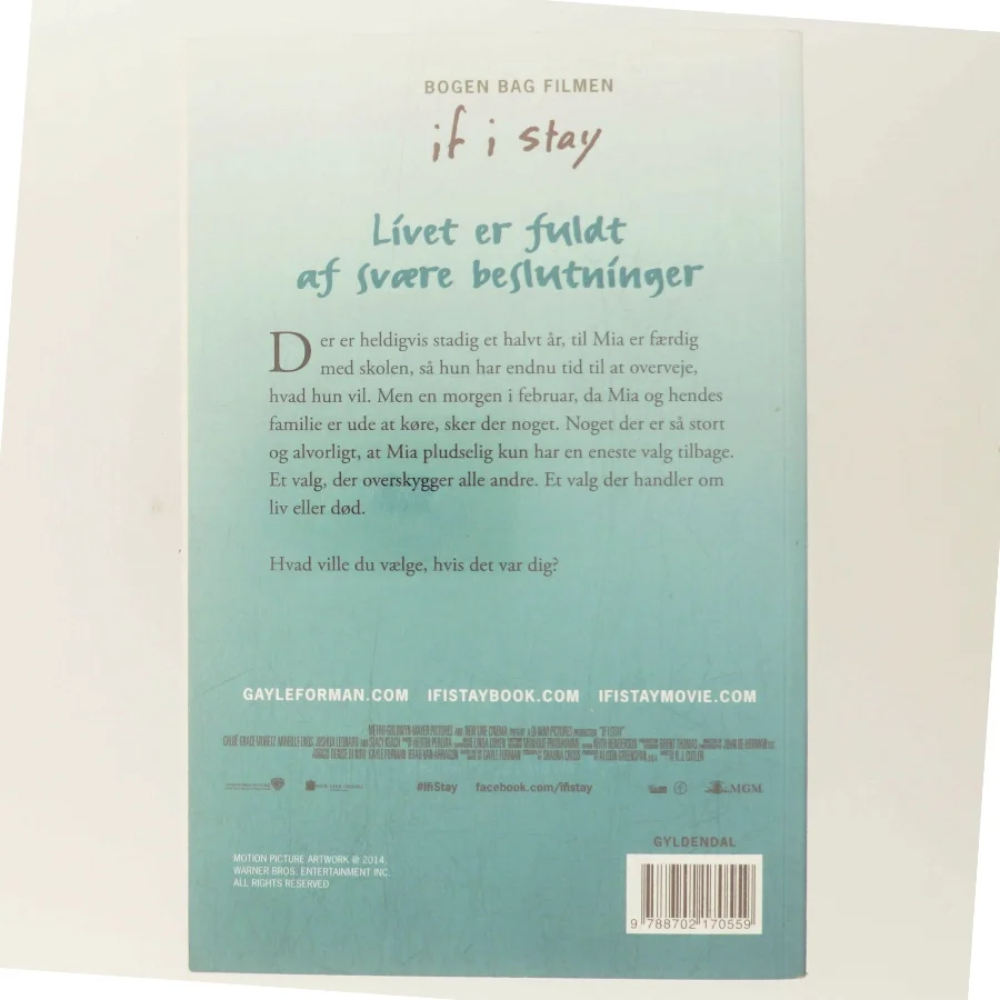 Hvis jeg bliver af Gayle Forman (Bog)