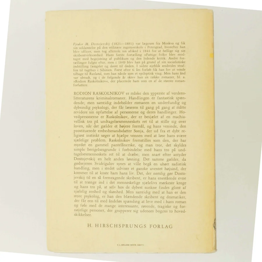 Raskolnikov 1. del af F. M. Dostojevskij (Bog)