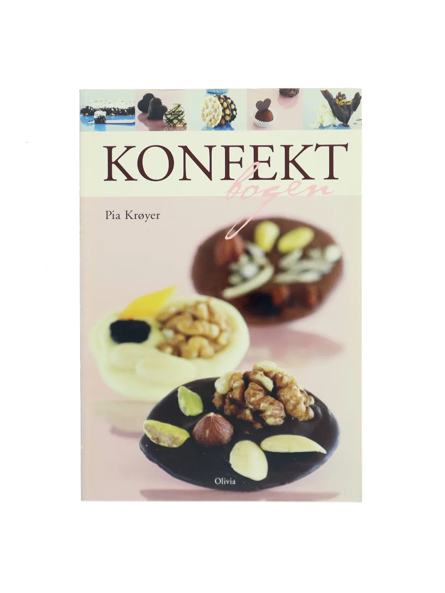Forsiden af Konfektbogen af Pia Krøyer