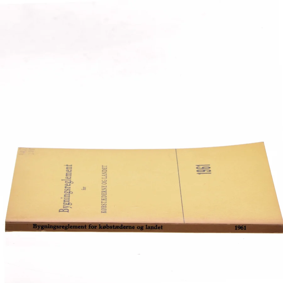 Bygningsreglement for købstæderne og landet 1961 (Bog)