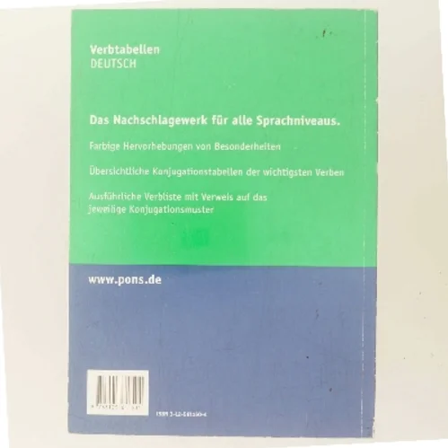 Verbtabellen Deutsch af PONS (Bog)