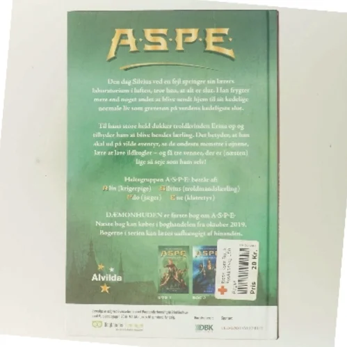A·S·P·E – Dæmonhuden af Mette Finderup (Bog)