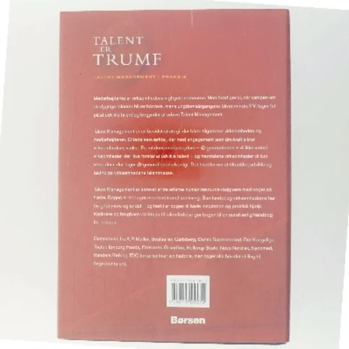 Talent er trumf : Talent Management i praksis (Bog)