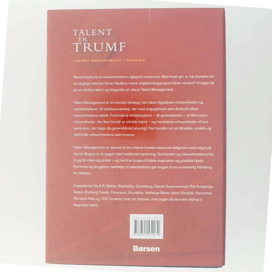 Talent er trumf : Talent Management i praksis (Bog)
