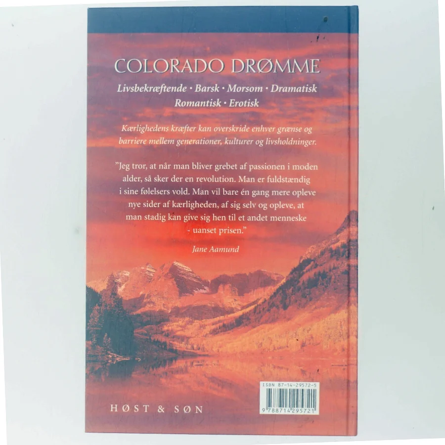 Colorado drømme : en roman om den modne passion af Jane Aamund (Bog)