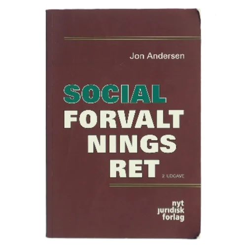 Socialforvaltningsret af Jon Andersen (f. 1947) (Bog)