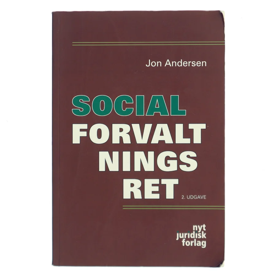 Socialforvaltningsret af Jon Andersen (f. 1947) (Bog)
