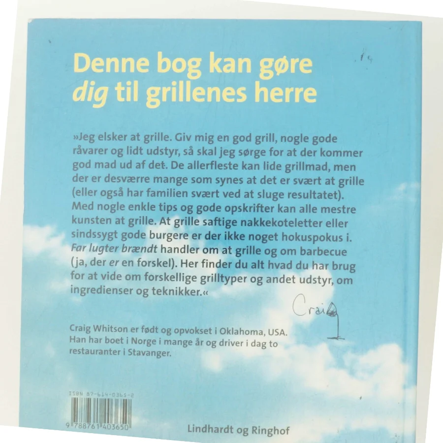 Far lugter brændt : en bog om at grille af Craig Whitson (Bog)