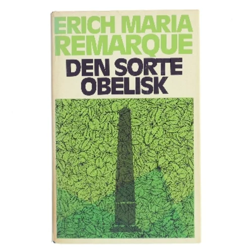 Den sorte obelisk af Erich Maria Remarque (Bog)