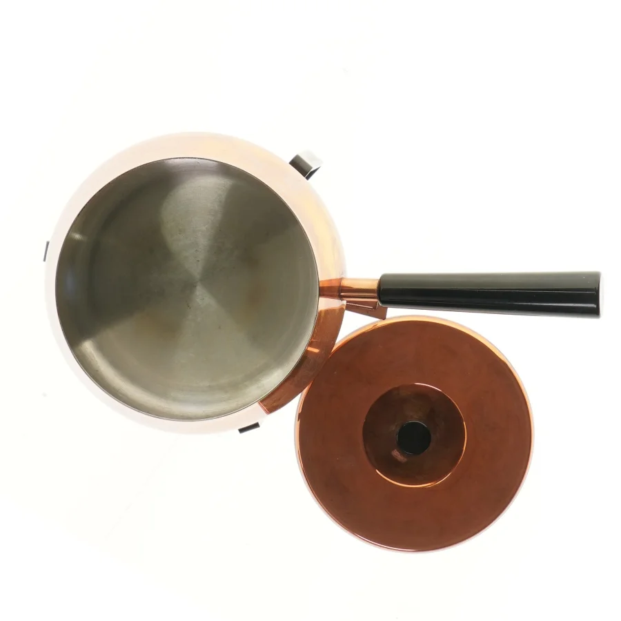 Fondue sæt i kobber (str. Ø 16 cm)