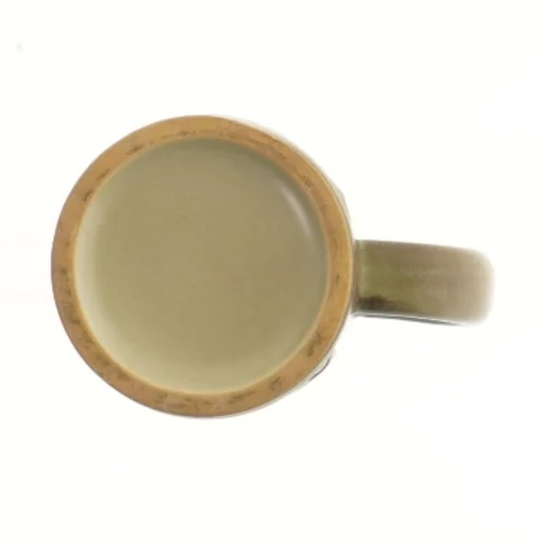 Keramikkrus med håndtag fra Johgus (str. Ø 7,5 cm længde 12,5 cm)