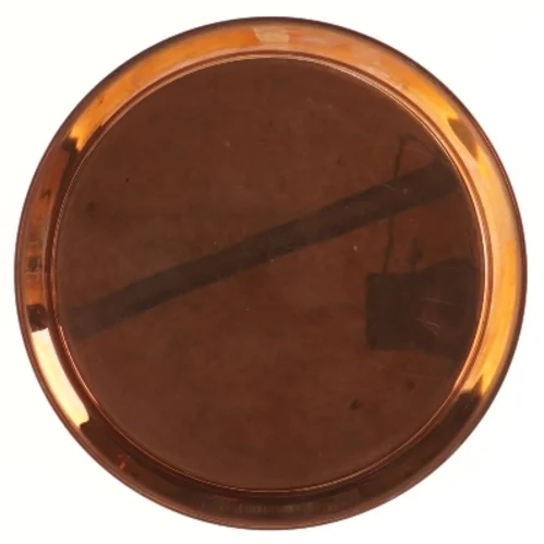 Rundt dekorativt fad (str. Ø 21 cm)