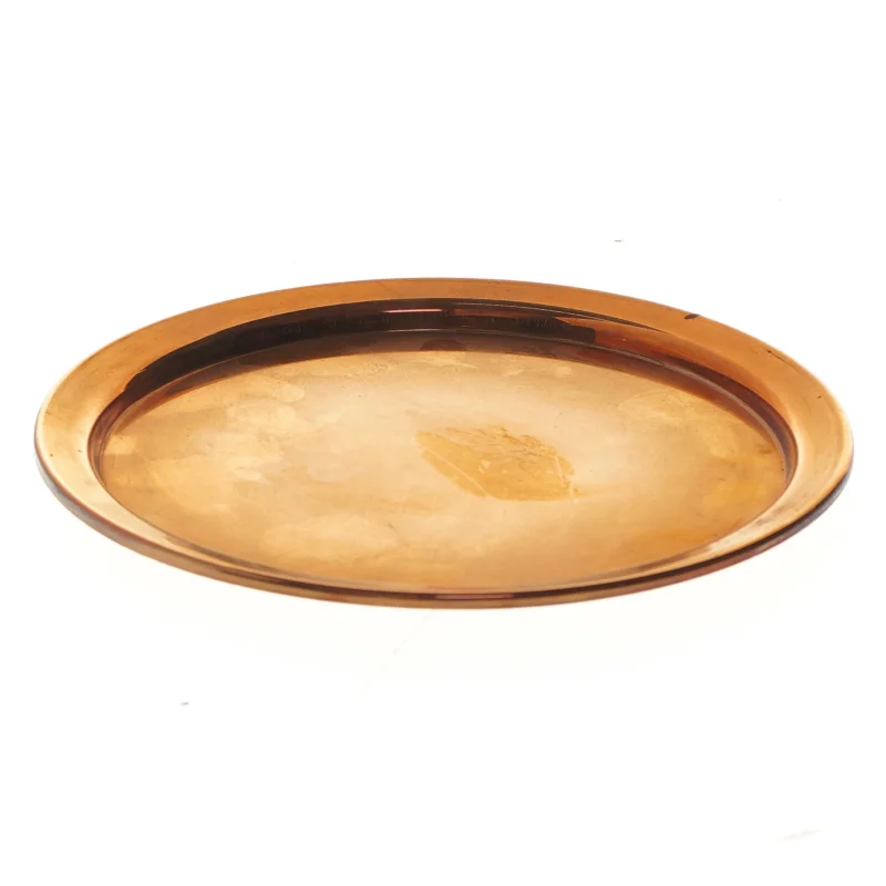 Rundt dekorativt fad (str. Ø 21 cm)