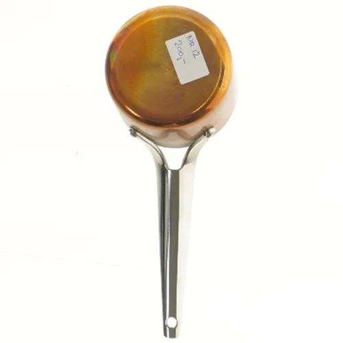 Kobberkasserolle med langt håndtag fra Georg Jensen (str. Ø 9 cm)