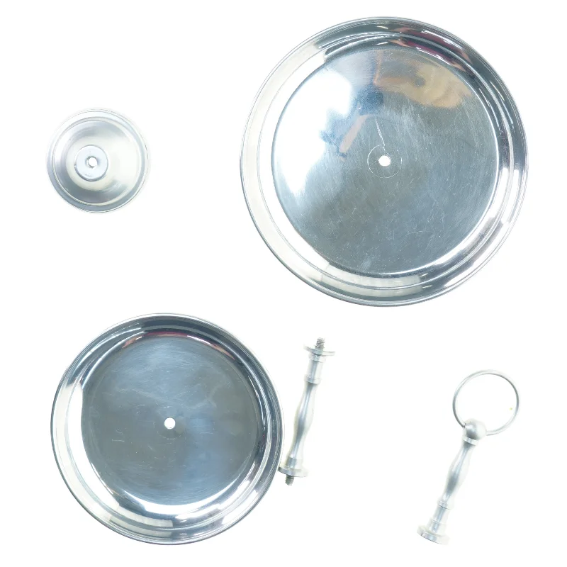 Kage opsats i metal (str. 19 cm 23 cm 27 cm)