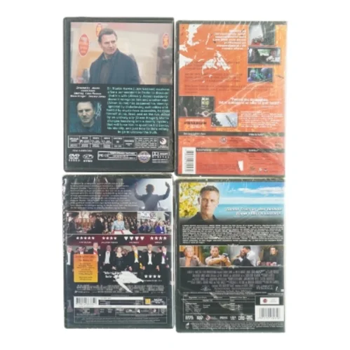 Forskellige film (4 stk) fra dvd