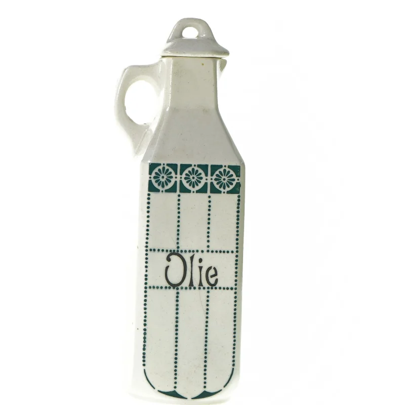 Oliekande i porcelæn (str. 21 x 6 cm)