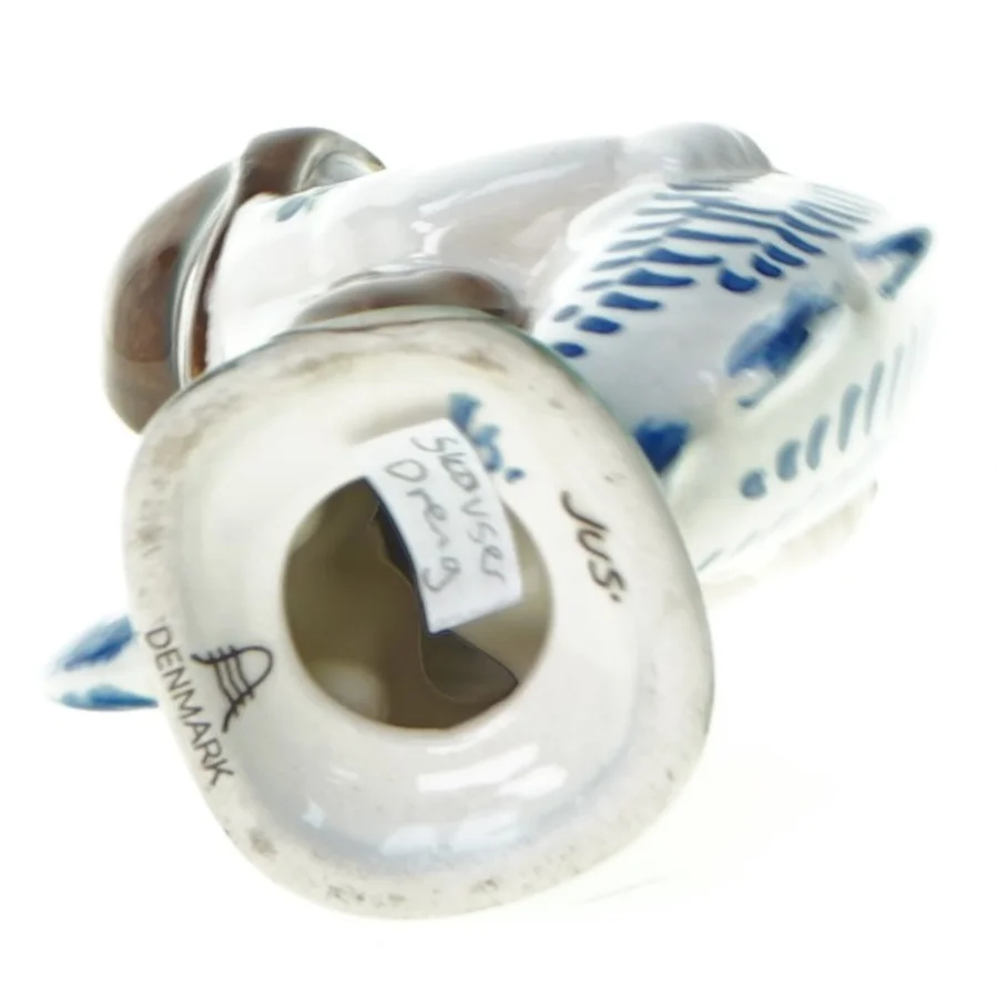 Skovser dreng fra Aluminia (str. 14 cm)