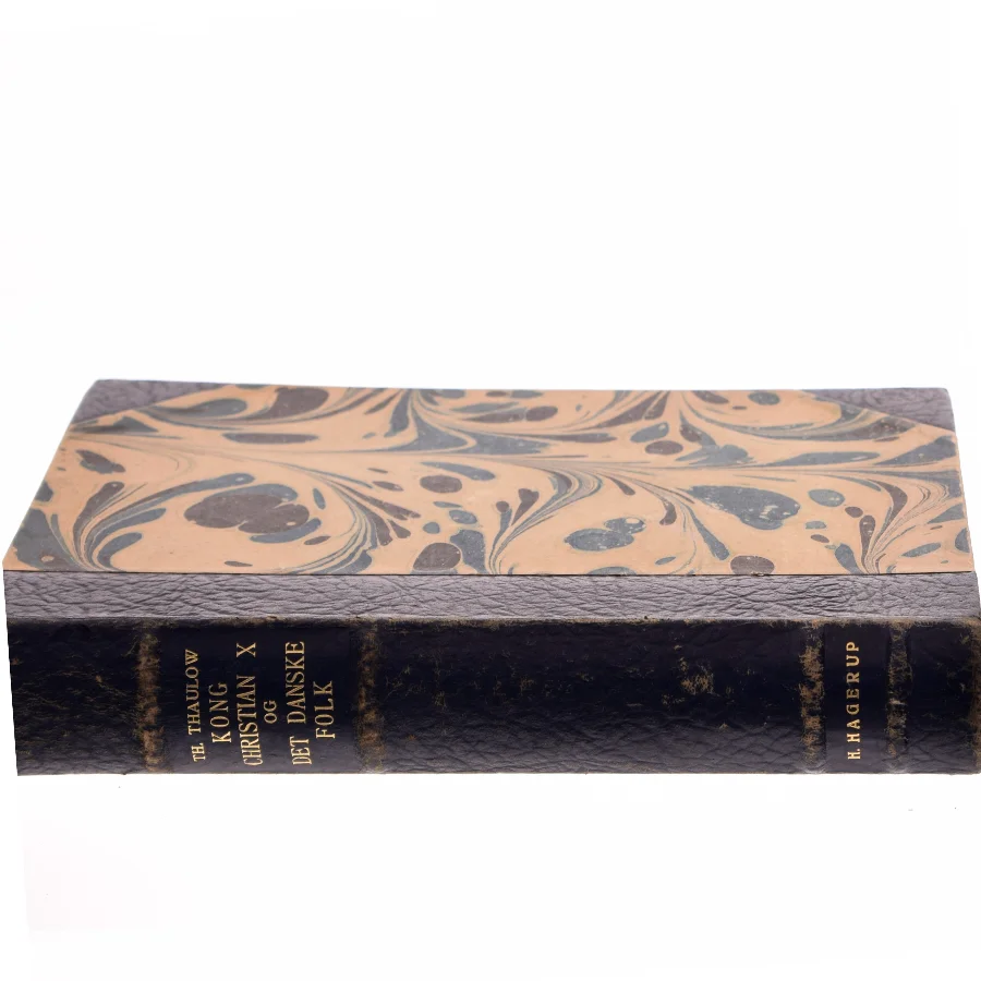 Kong Christian X og det danske folk af E. Thalow (Bog)