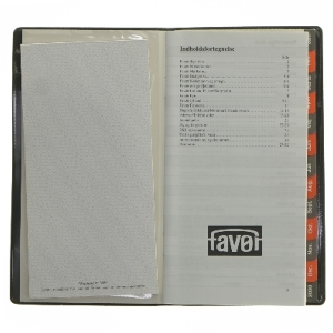 Kalender 1999 fra Favor (str. 17,5x10 cm)