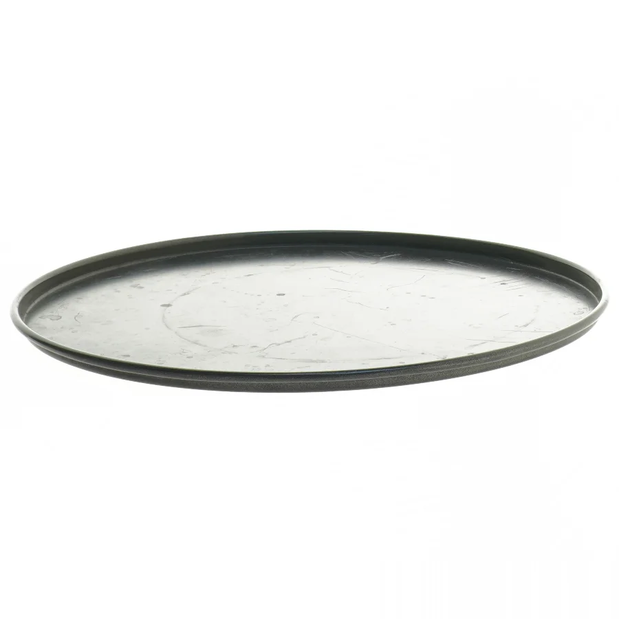 Sort cirkulær bakke (str. Ø 24,5 cm)