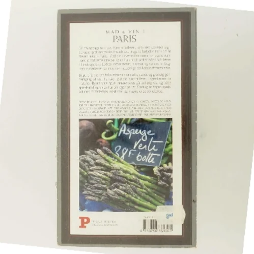 Mad & vin i Paris af Frederik Crone (Bog)