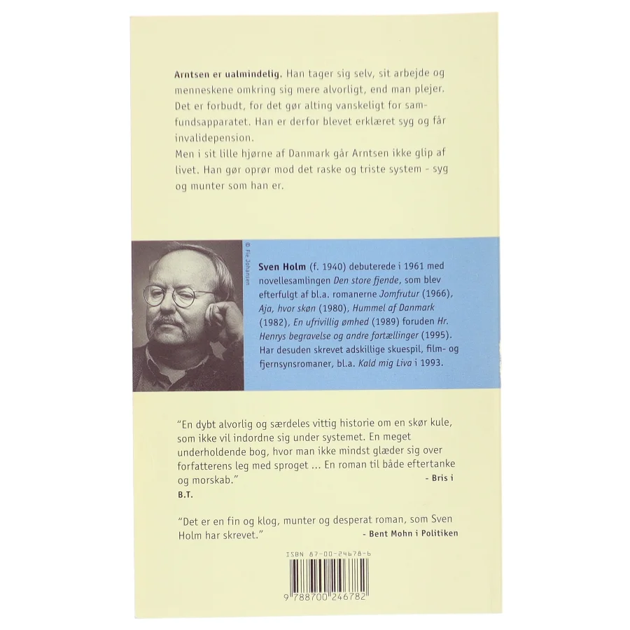Syg og munter : roman af Sven Holm (f. 1940) (Bog)