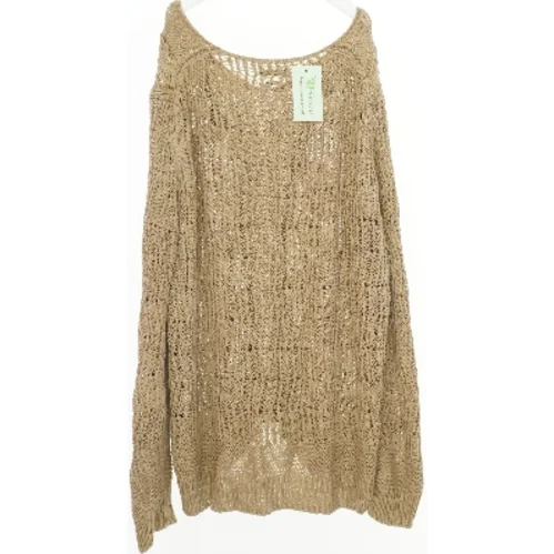 Strikket trøje med hulmønster fra Massimo Dutti (str. L)